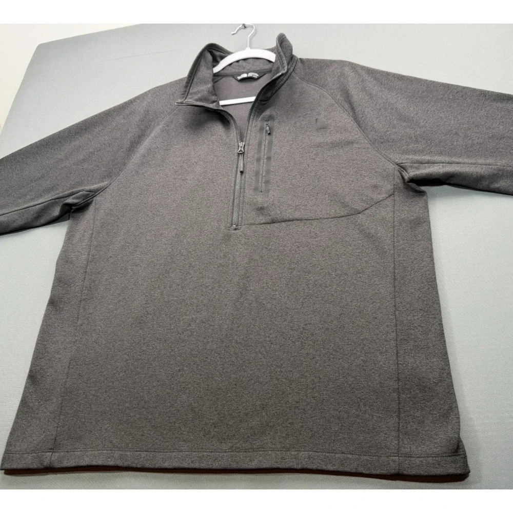 The North Face Men's XL Sweater - Gray Fleece 1/4